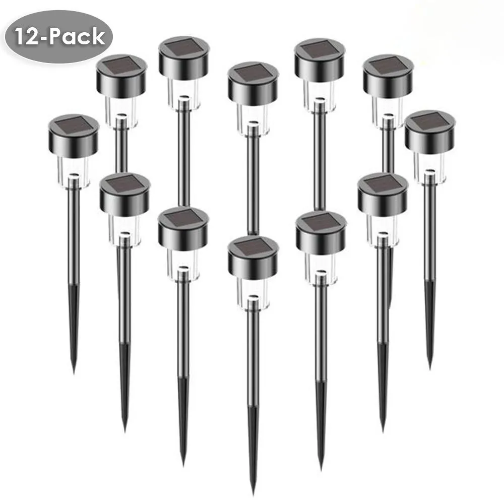 12-Pack Elegant Solar Landscape Light For Garden Lawn Patio | Bright!