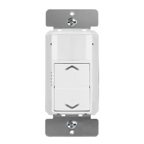 120V Occupancy/Vacancy Motion Sensor Switch with 0-10V Dimmer PIR Single Pole, White