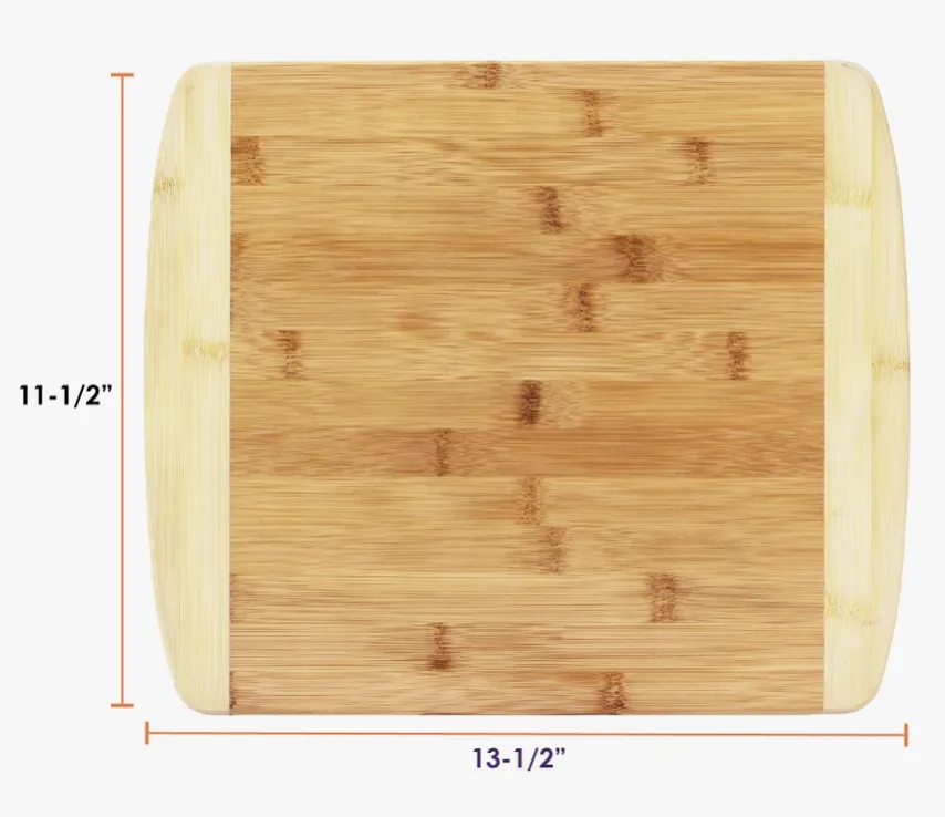 13" Two-Tone Cutting & Serving Board