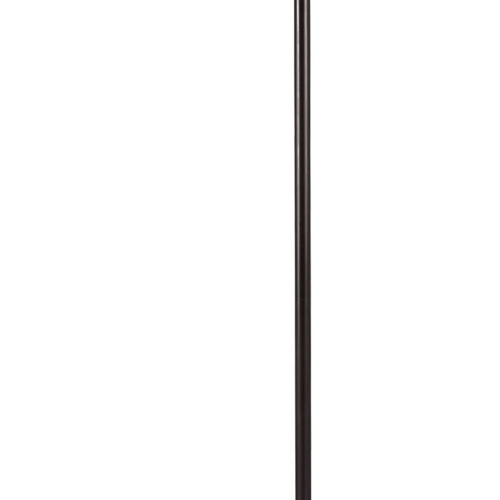 150 Watt Metal Floor Lamp With Swing Arm And Fabric Conical Shade, Black By Benzara