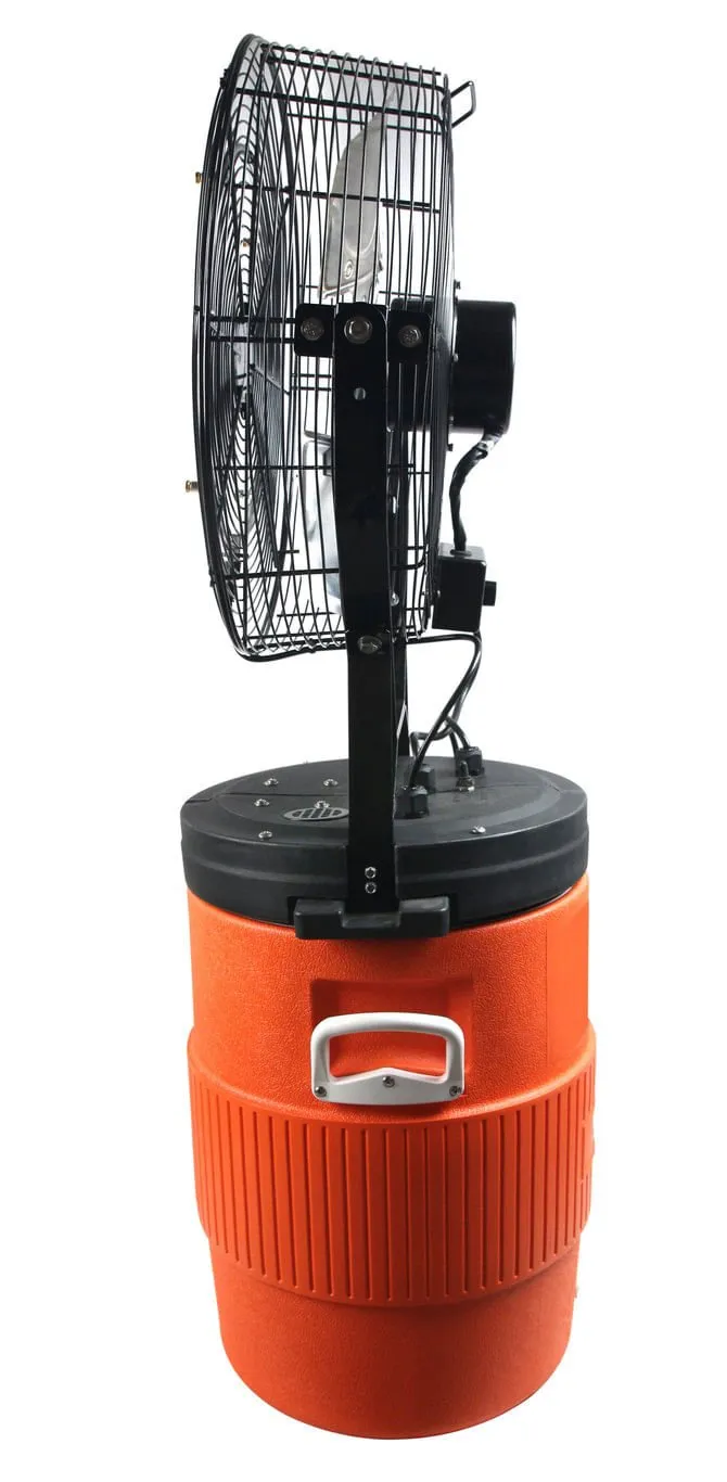 18" Mid-Pressure Misting Fan with 10 Gallon Cooler