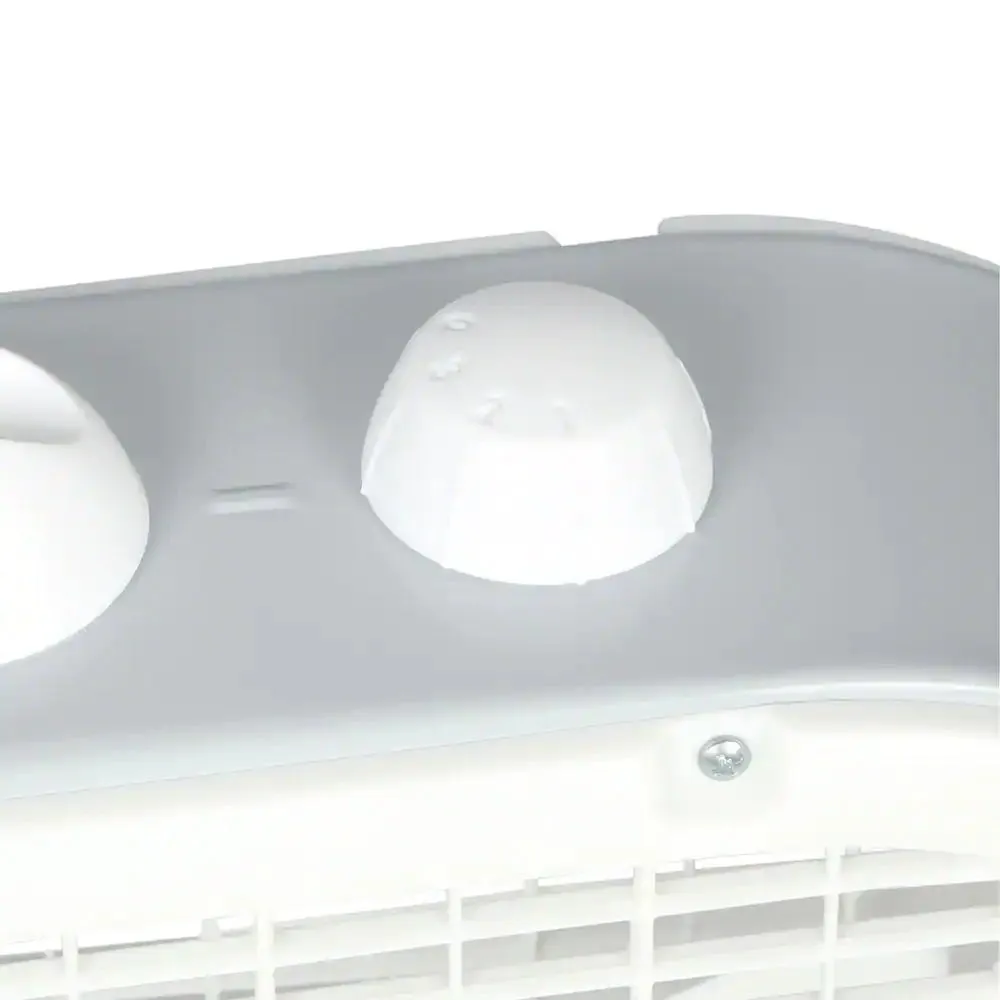 20 In. 3 Speed White Box Fan with Built-In Carry Handle