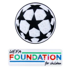 2024- UCL Starball   UEFA Foundation Patch Set