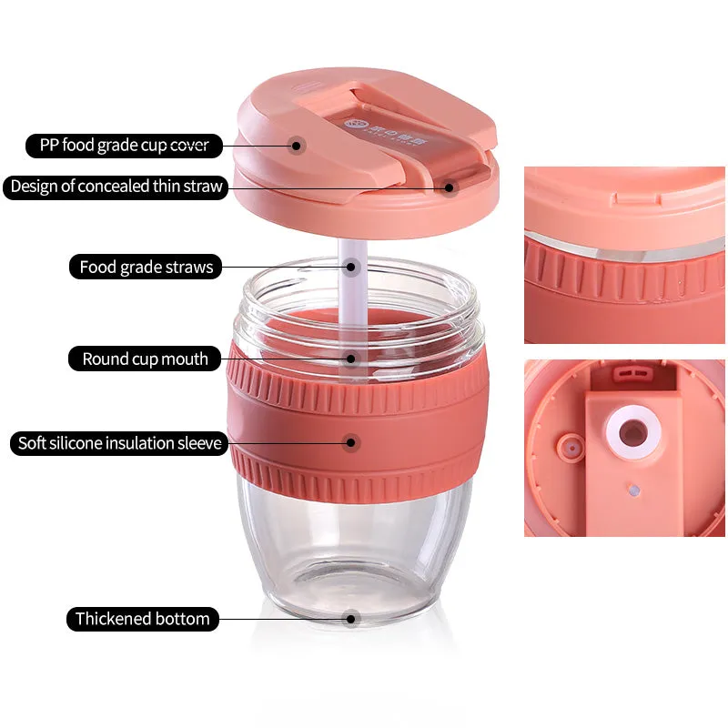 350ml Reusable Glass Cup