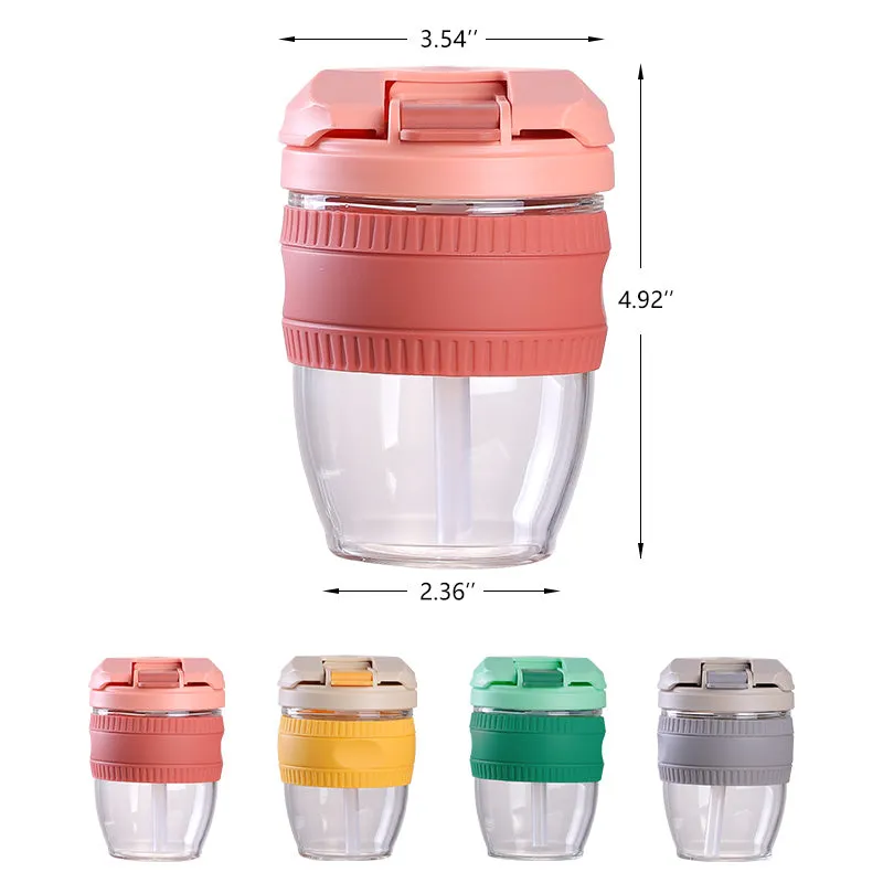 350ml Reusable Glass Cup