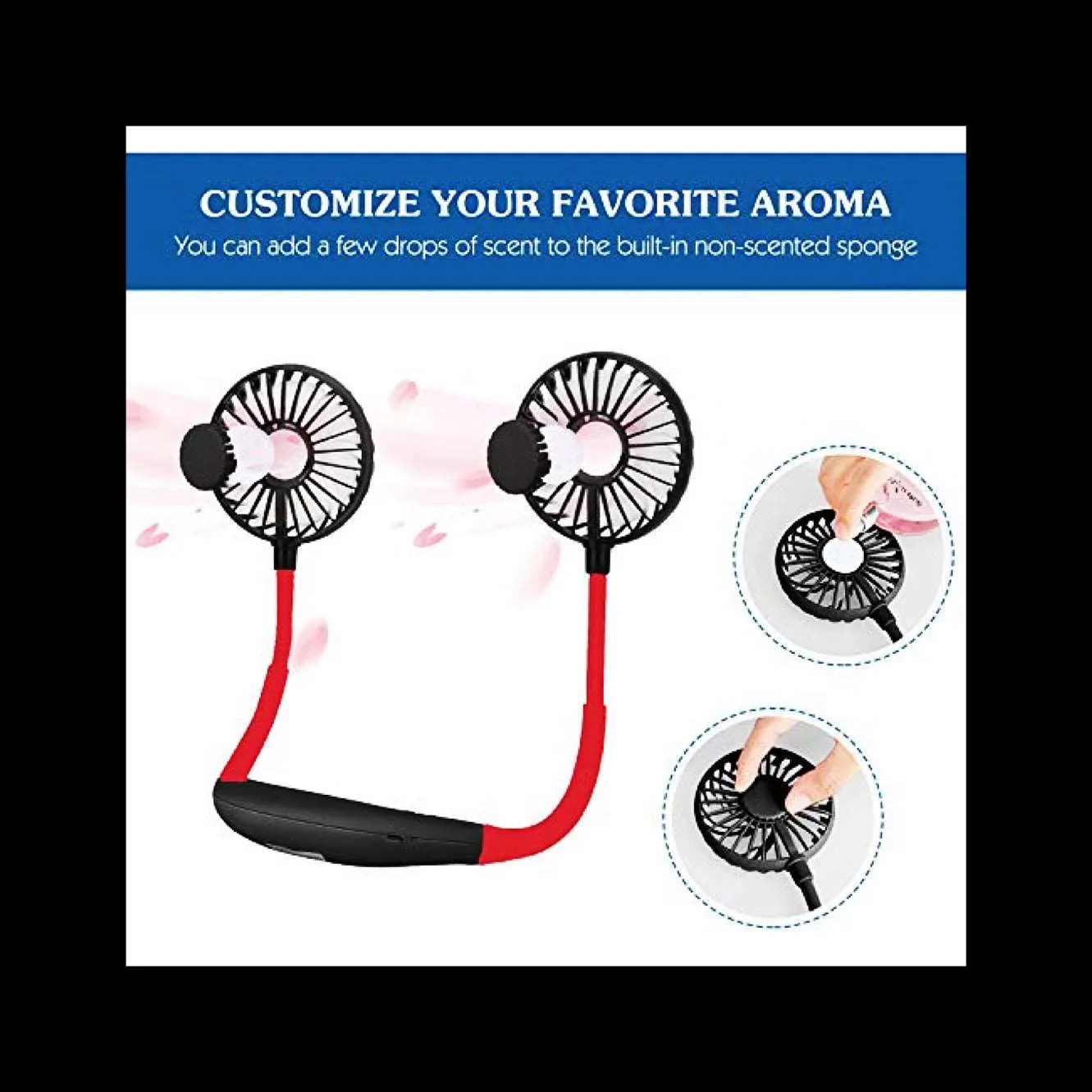 360° Rotation Neck Fan