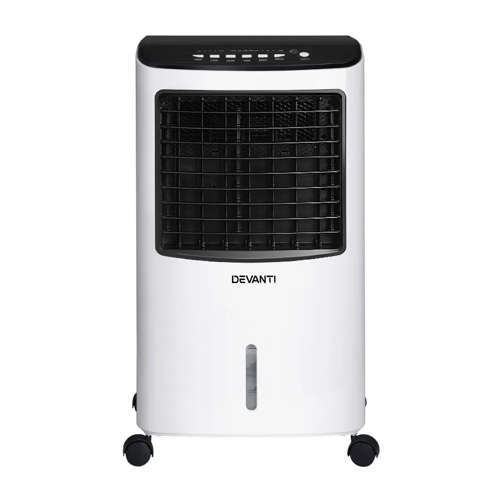 4-in-1 Evaporative Air Cooler 8L Tank, Remote Control - Devanti