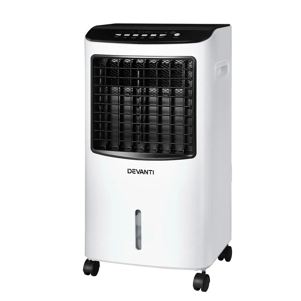 4-in-1 Evaporative Air Cooler 8L Tank, Remote Control - Devanti