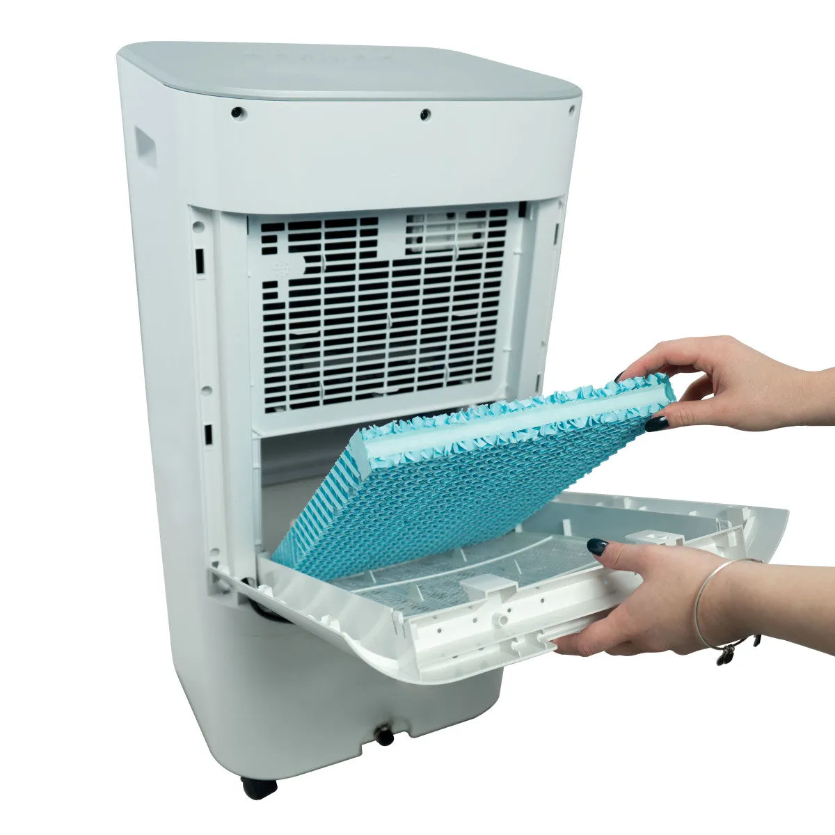 4.75 Gallon Evaporative Cooler with Remote Control and Cooling Ice Pack, 240 CFM Air Flow