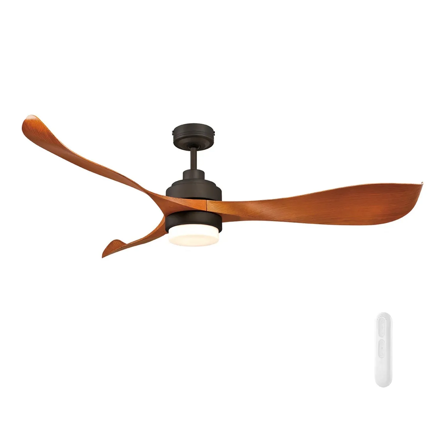 56" Eagle DC Ceiling Fan Black/White/Chrome/Graphite/Bronze FC368143 Mercator Lighting