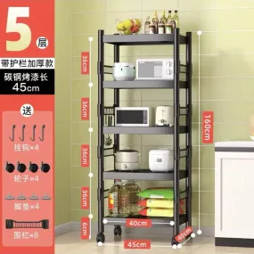 5Layer kitchen shelf