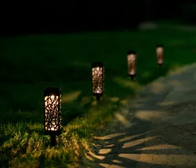 6 Pcs Solar Powered LED Garden Lights