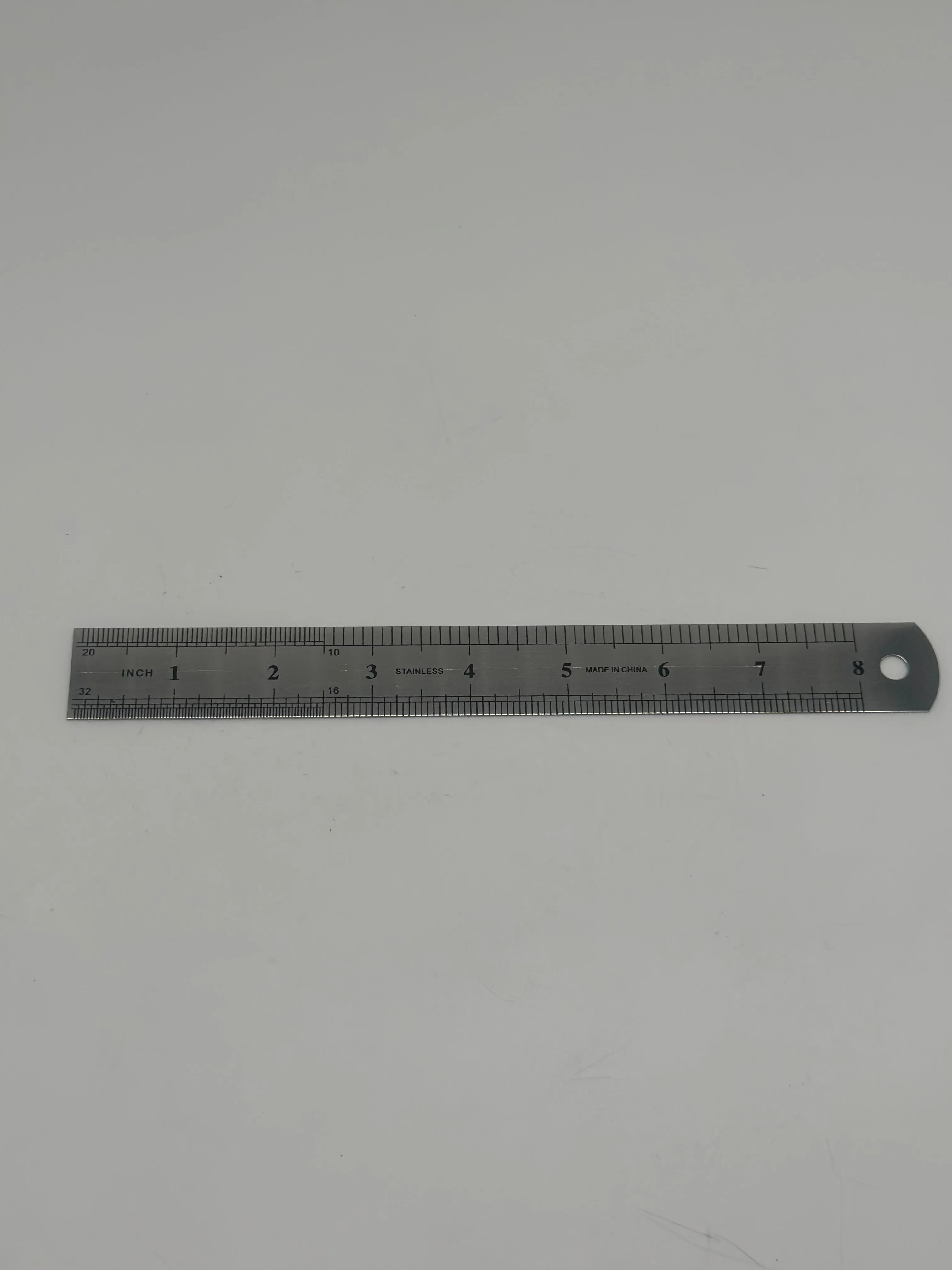 8 Inch Stainless Steel Ruler with Inch/Metric Conversion Table (Auxiliary) (Kopya)