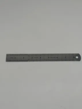 8 Inch Stainless Steel Ruler with Inch/Metric Conversion Table (Auxiliary) (Kopya)