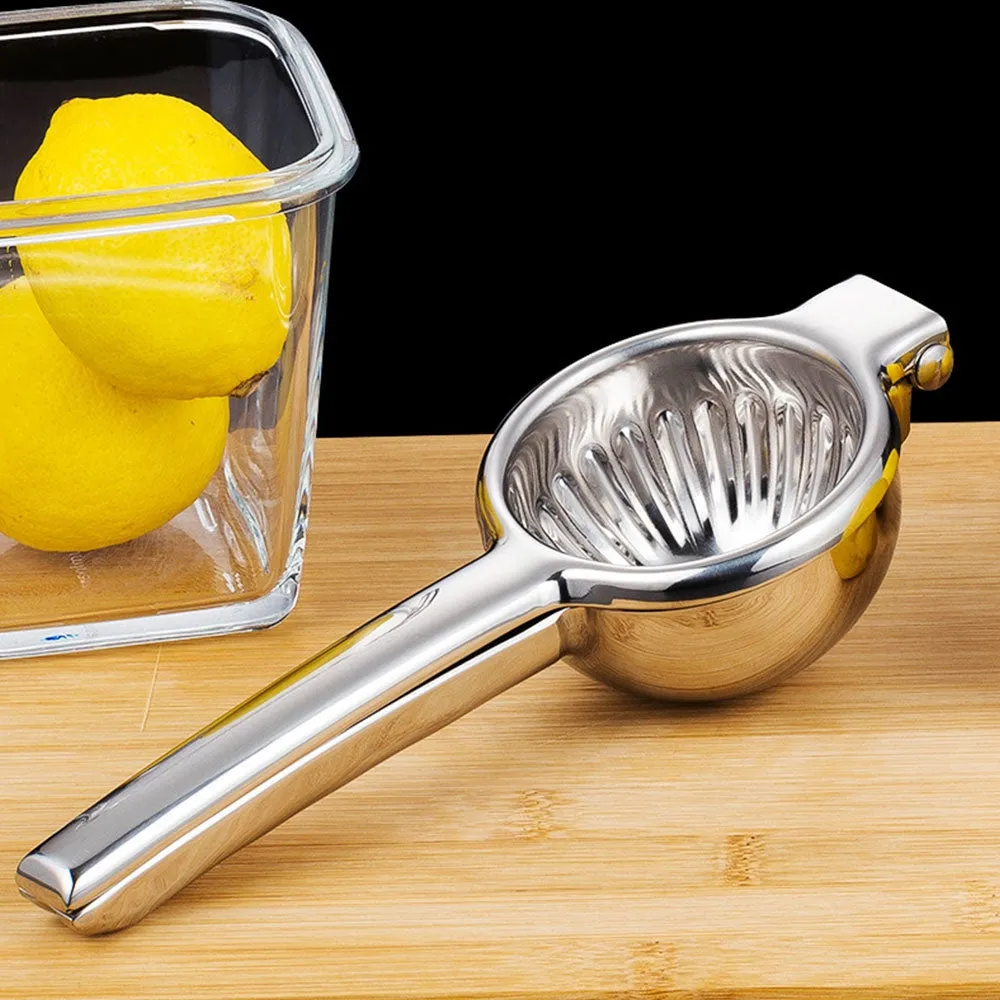 (Ø8.5cm) Stainless steel hand juicer lemon squeezer / juicer kitchen tool - silver