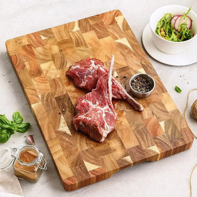 Acacia Wood End Grain Cutting Board