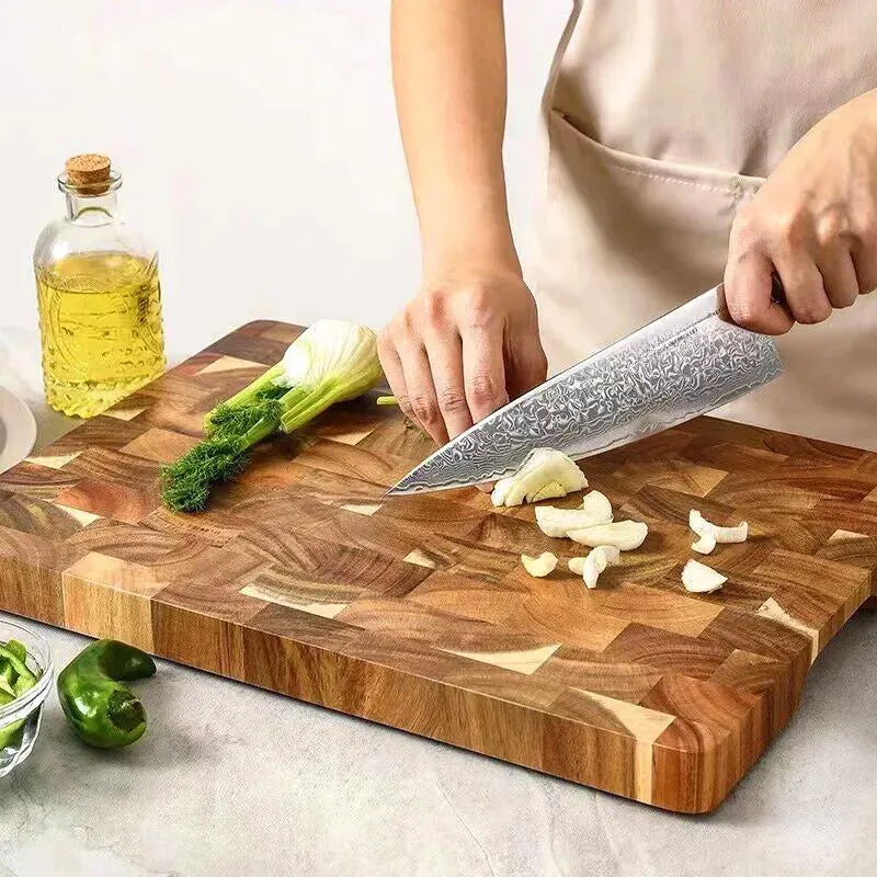 Acacia Wood End Grain Cutting Board