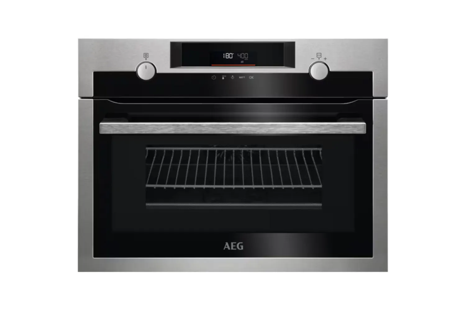 AEG 8000 Series Built-in CombiQuick Microwave Oven | KME565060M | Stainless Steel