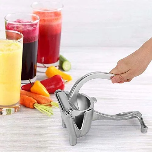 Aluminum Steel Heavy Duty Handhold Press Fruit Manual Juicer, Instant juicer Orange juicer, Lemon Squeezer Citrus