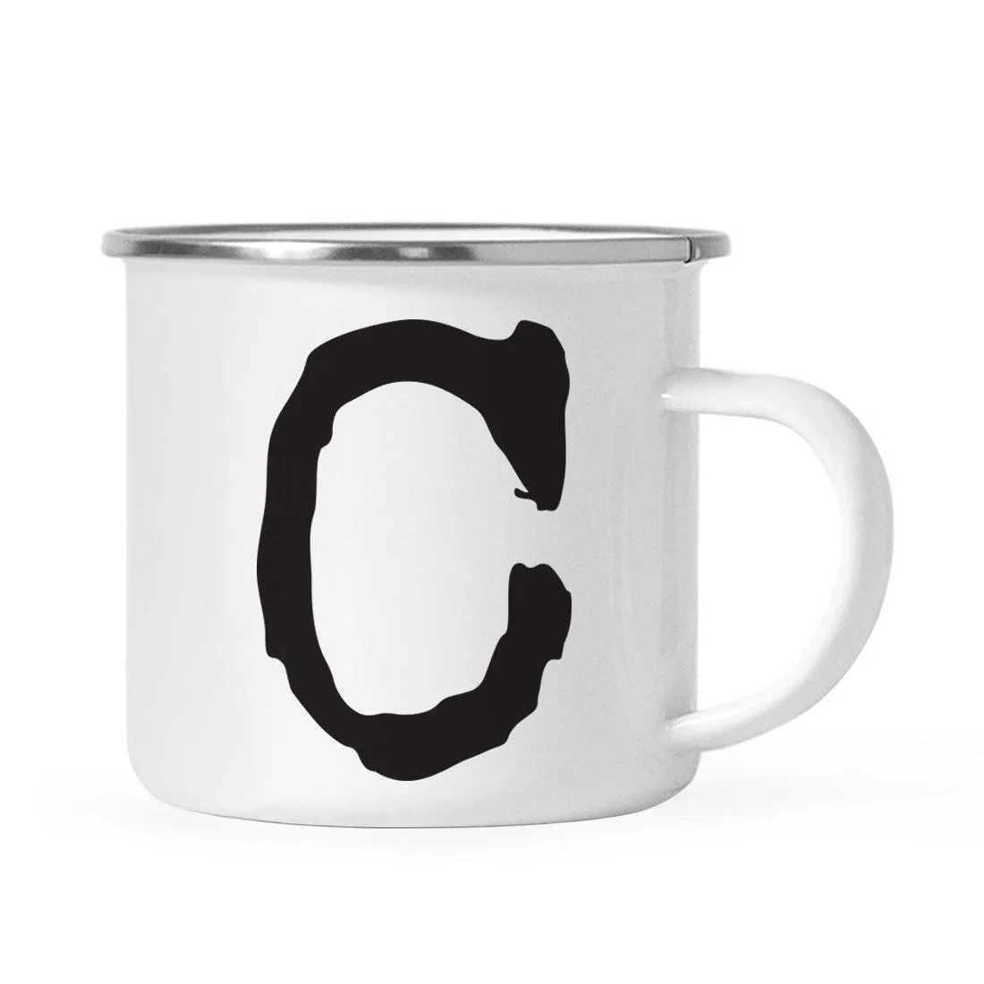 Andaz Press 11oz Typewriter Monogram Campfire Coffee Mug