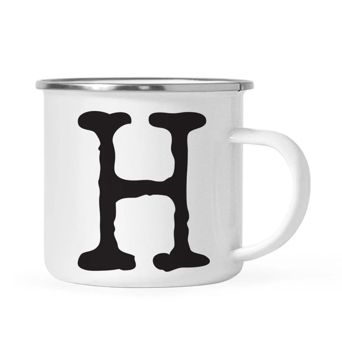 Andaz Press 11oz Typewriter Monogram Campfire Coffee Mug