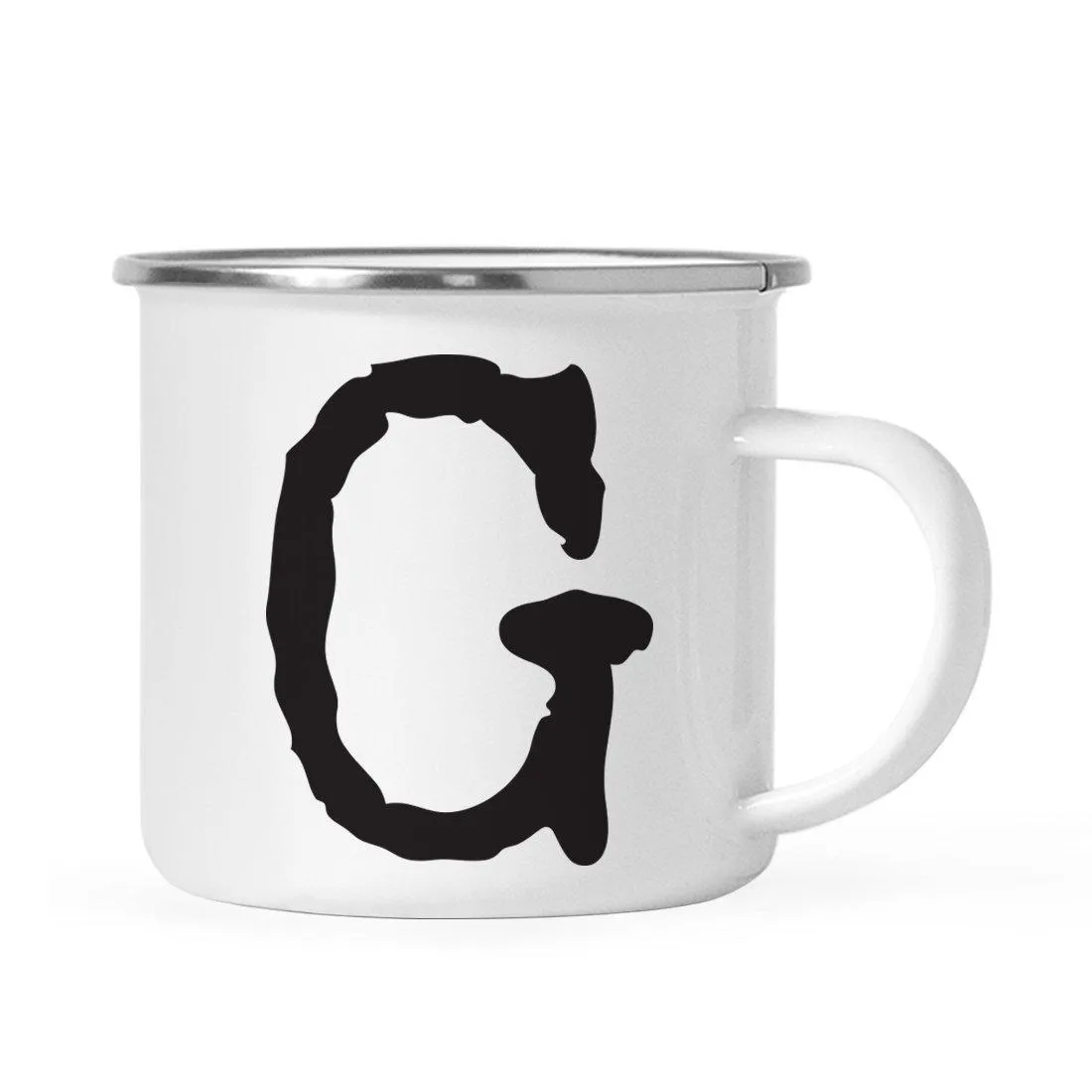 Andaz Press 11oz Typewriter Monogram Campfire Coffee Mug