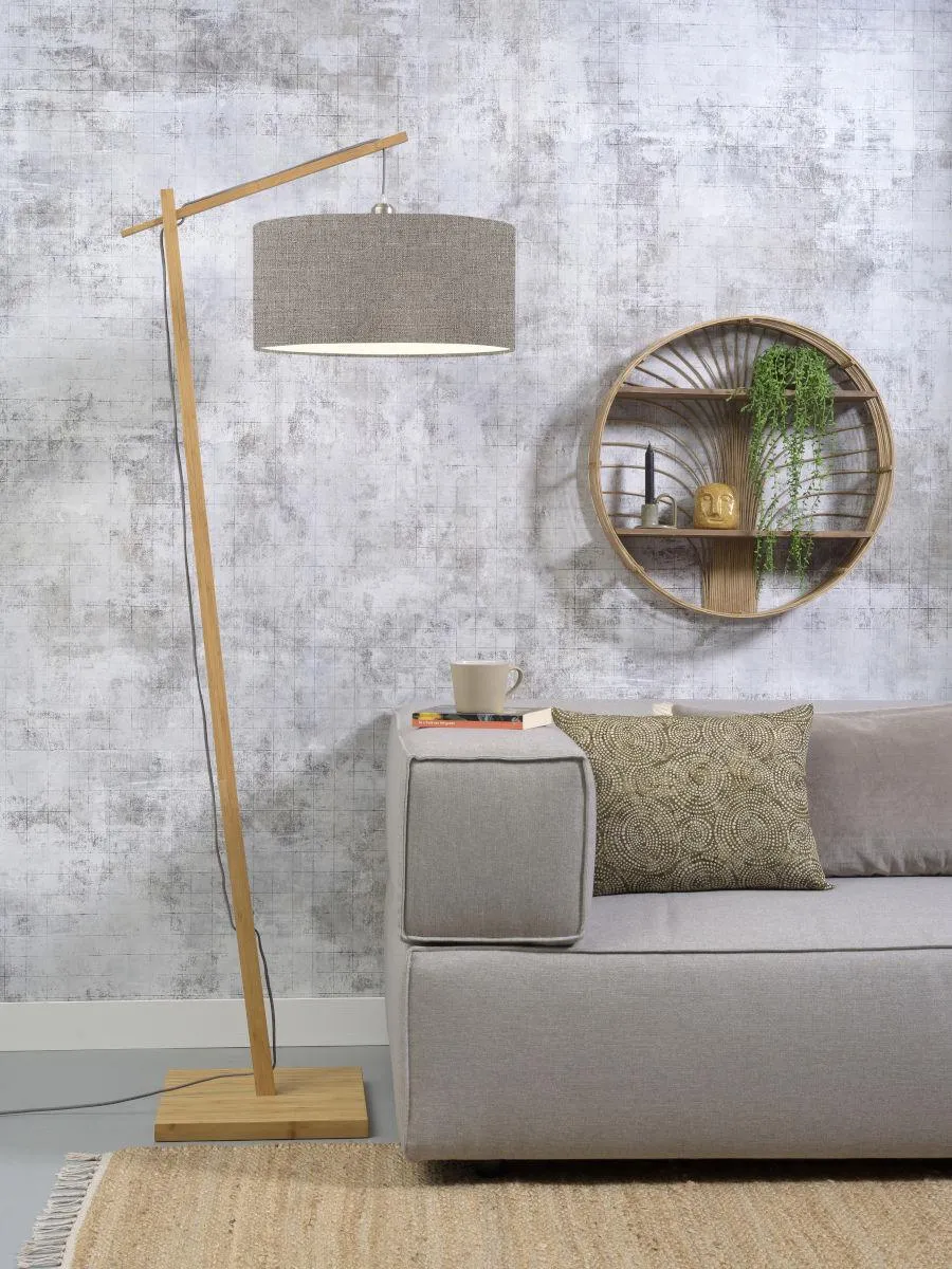 Andes Bamboo Linen Floor Light