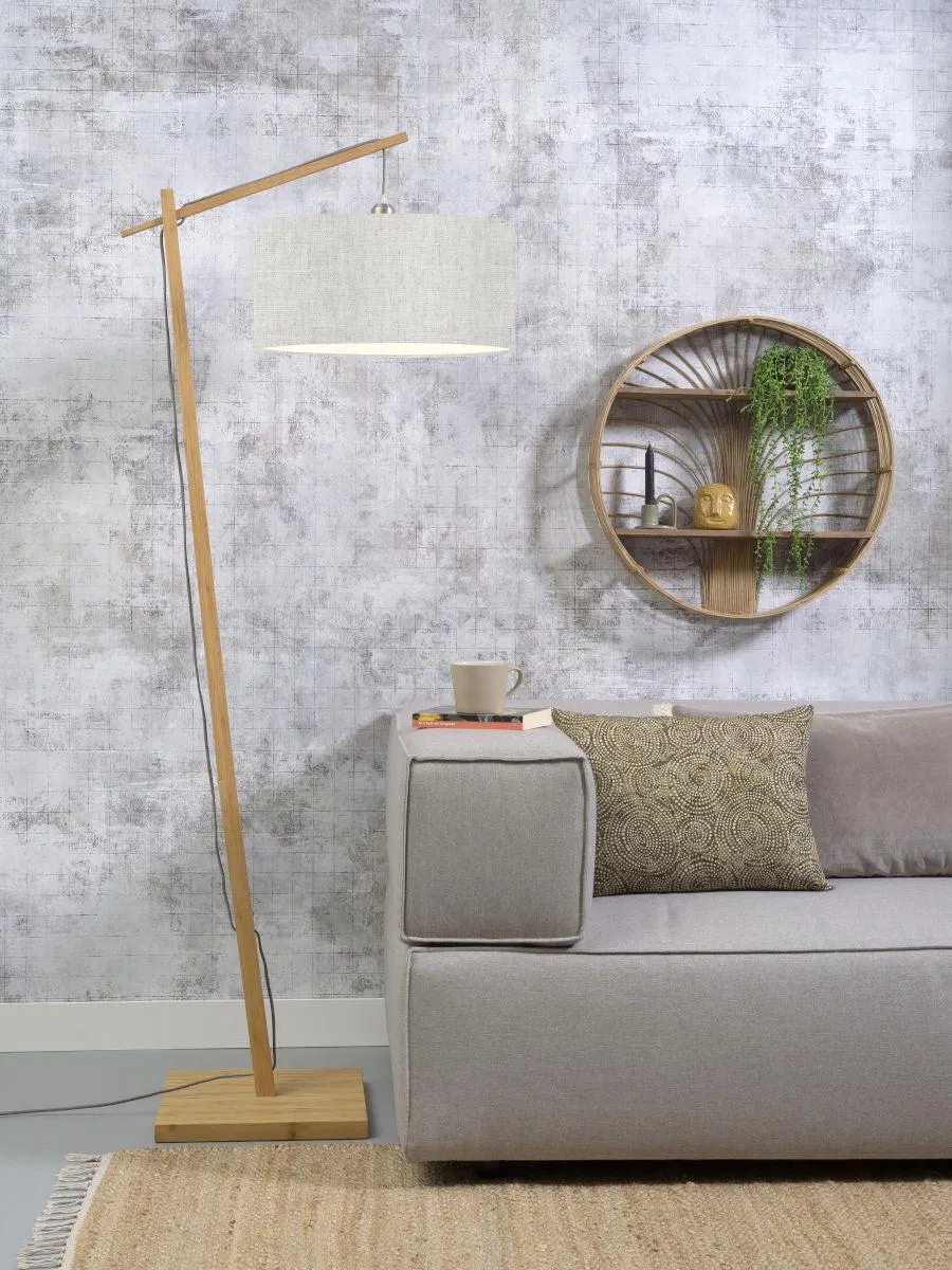 Andes Bamboo Linen Floor Light