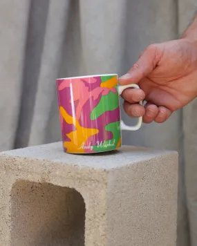 Andy Warhol Magenta Camouflage Mug