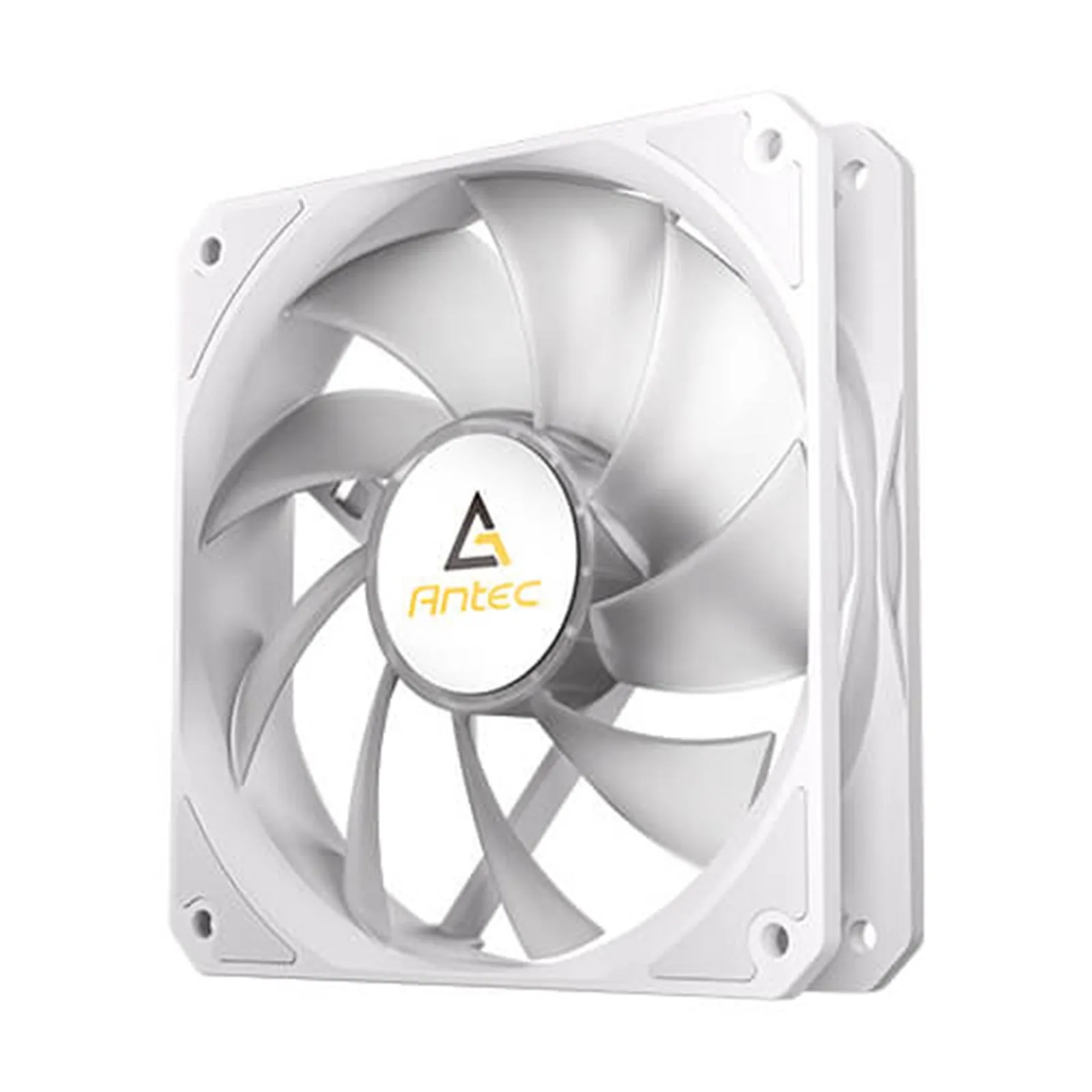 Antec P12R ARGB PWM 120mm Fan 3 Pack - 4-Pin, White, High-Airflow Cooling, 9-Blade Design with Anti-Vibration Pads