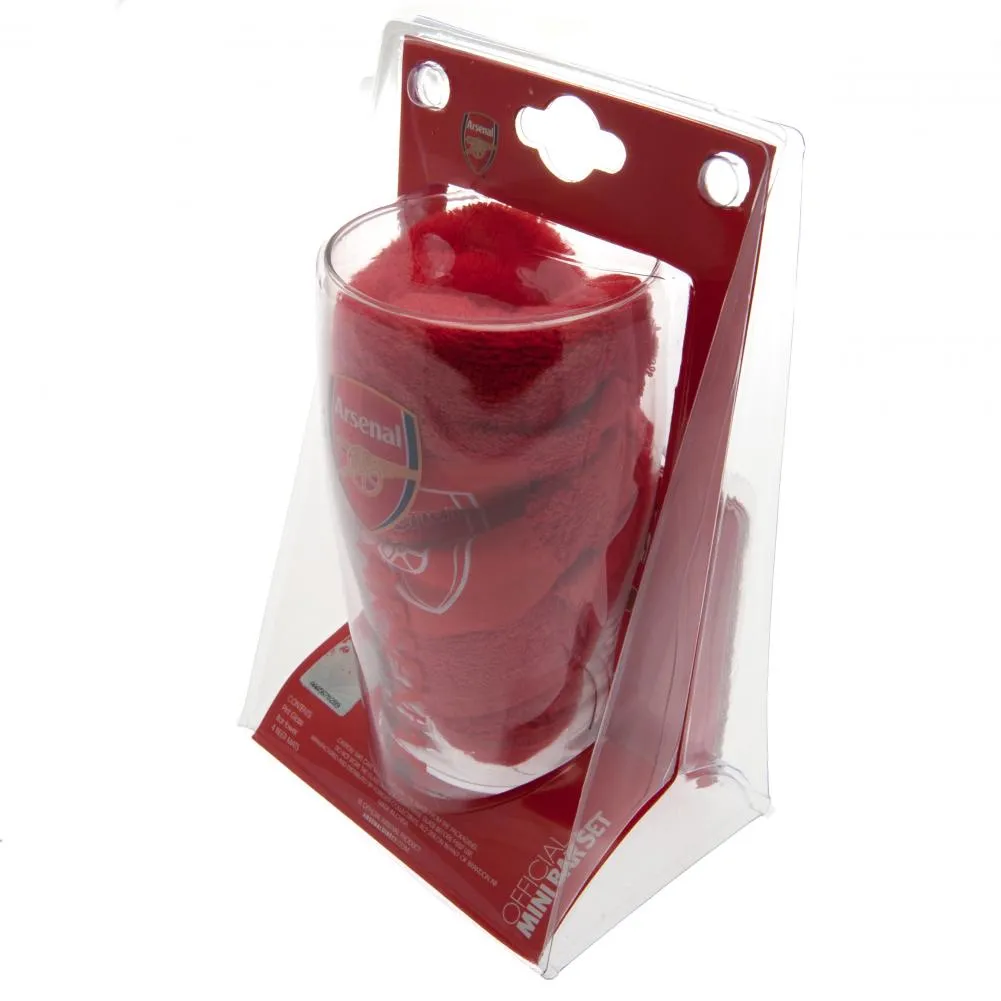 Arsenal FC Mini Bar Set - Cheers to Your Team Spirit