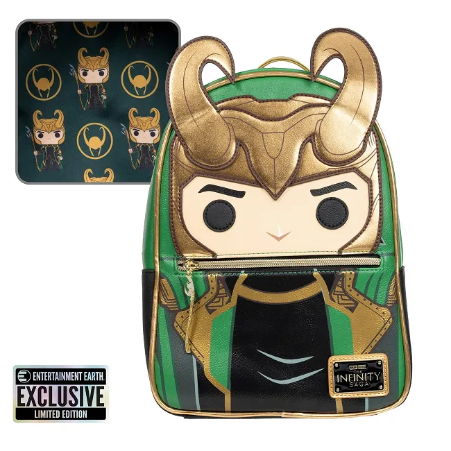 Avengers Loki with Scepter Pop! by Funko Mini-Backpack [EE Exclusive]