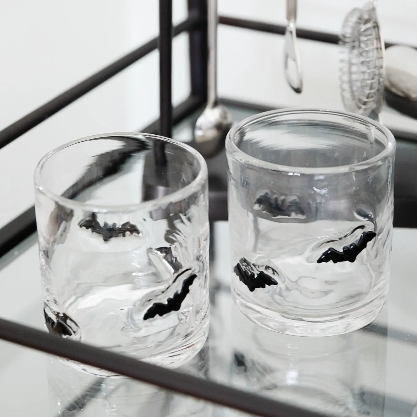 BAT ICON GLASS CUP