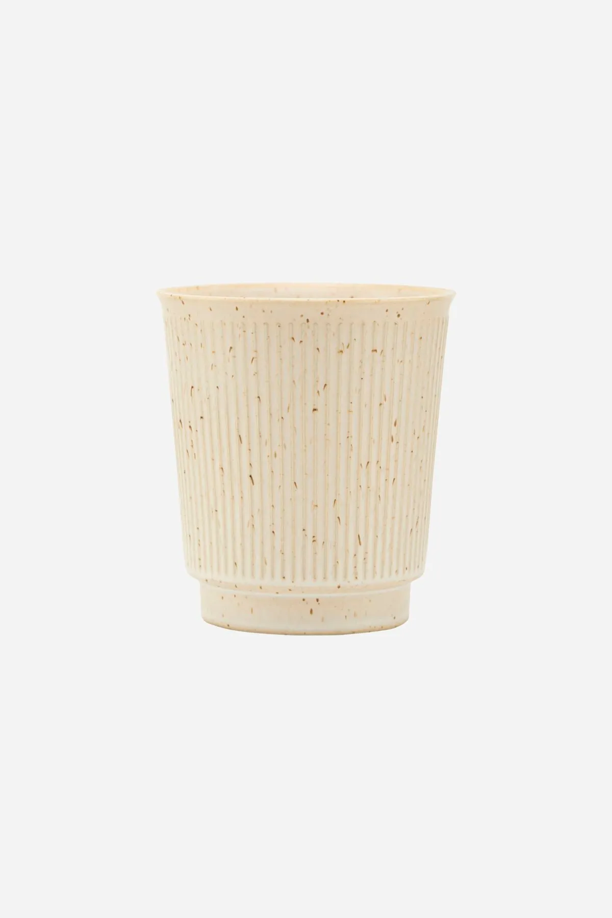 Berica Coffee Mug | Fluted Stoneware | Various Colours | by House Doctor