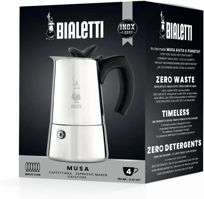 Bialetti Musa Nova Musa Stove top Coffee Maker