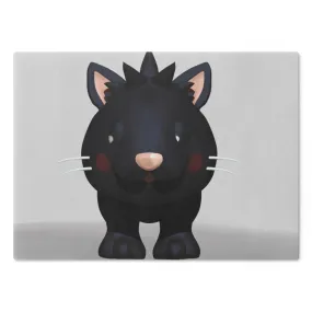 Black Kitty Cutting Board