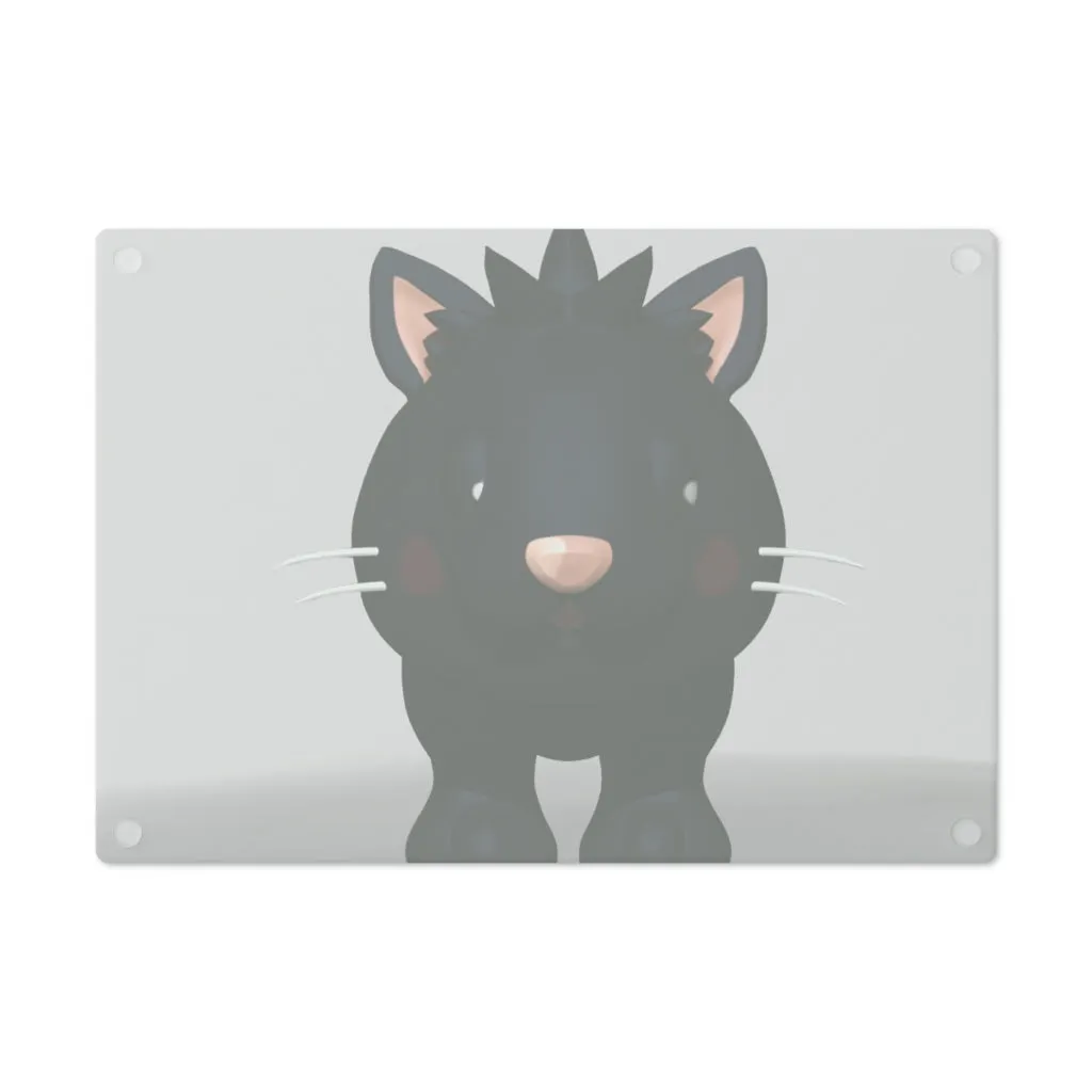 Black Kitty Cutting Board