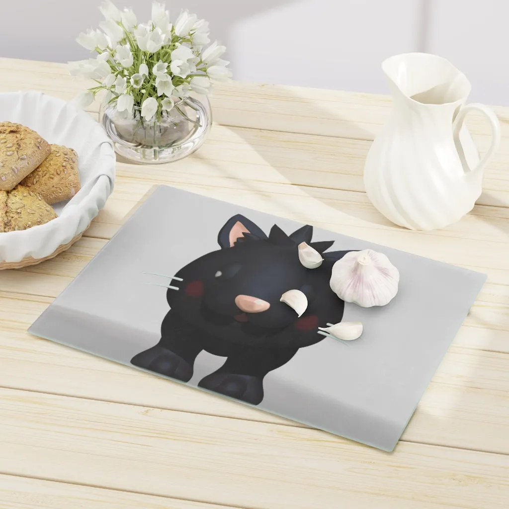 Black Kitty Cutting Board