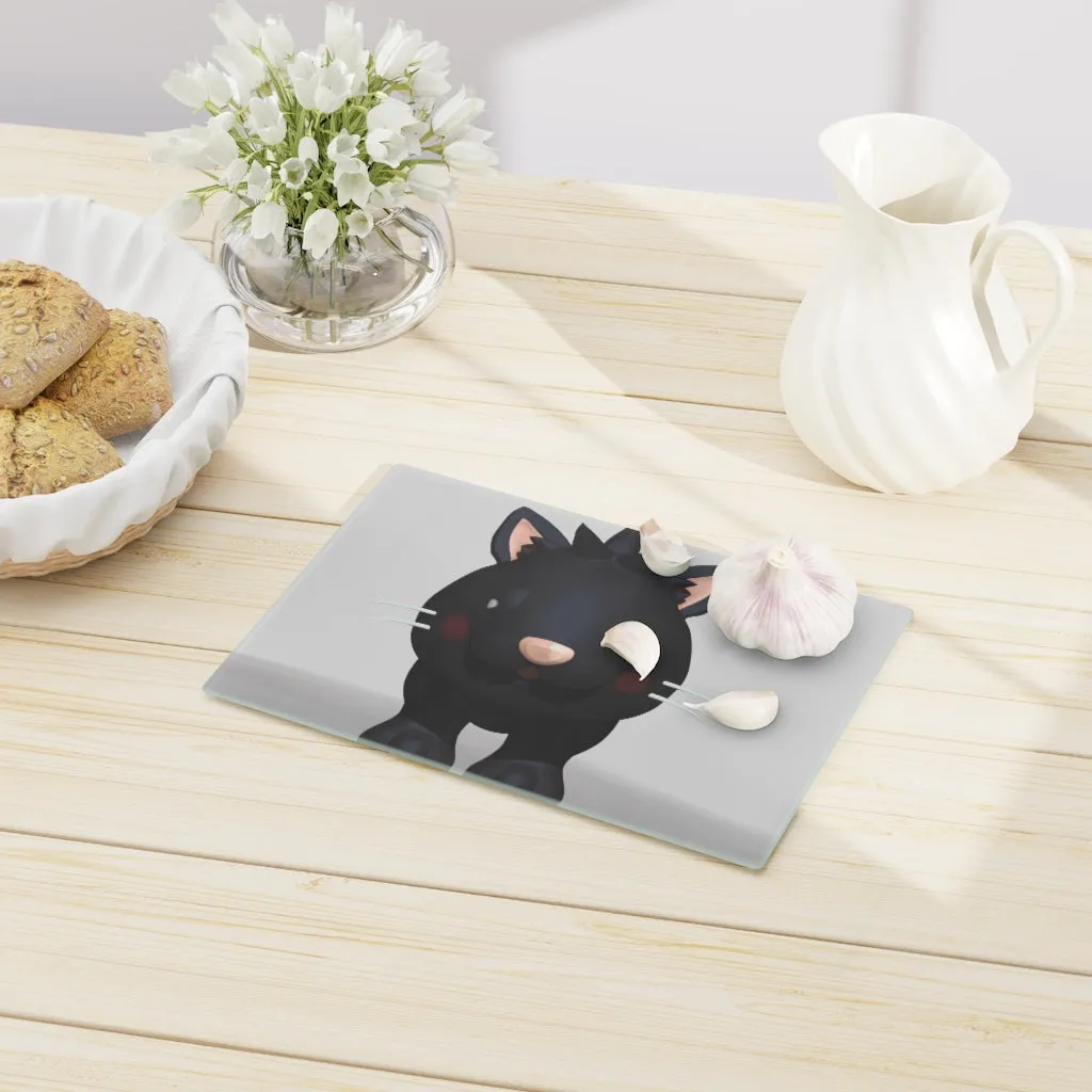 Black Kitty Cutting Board