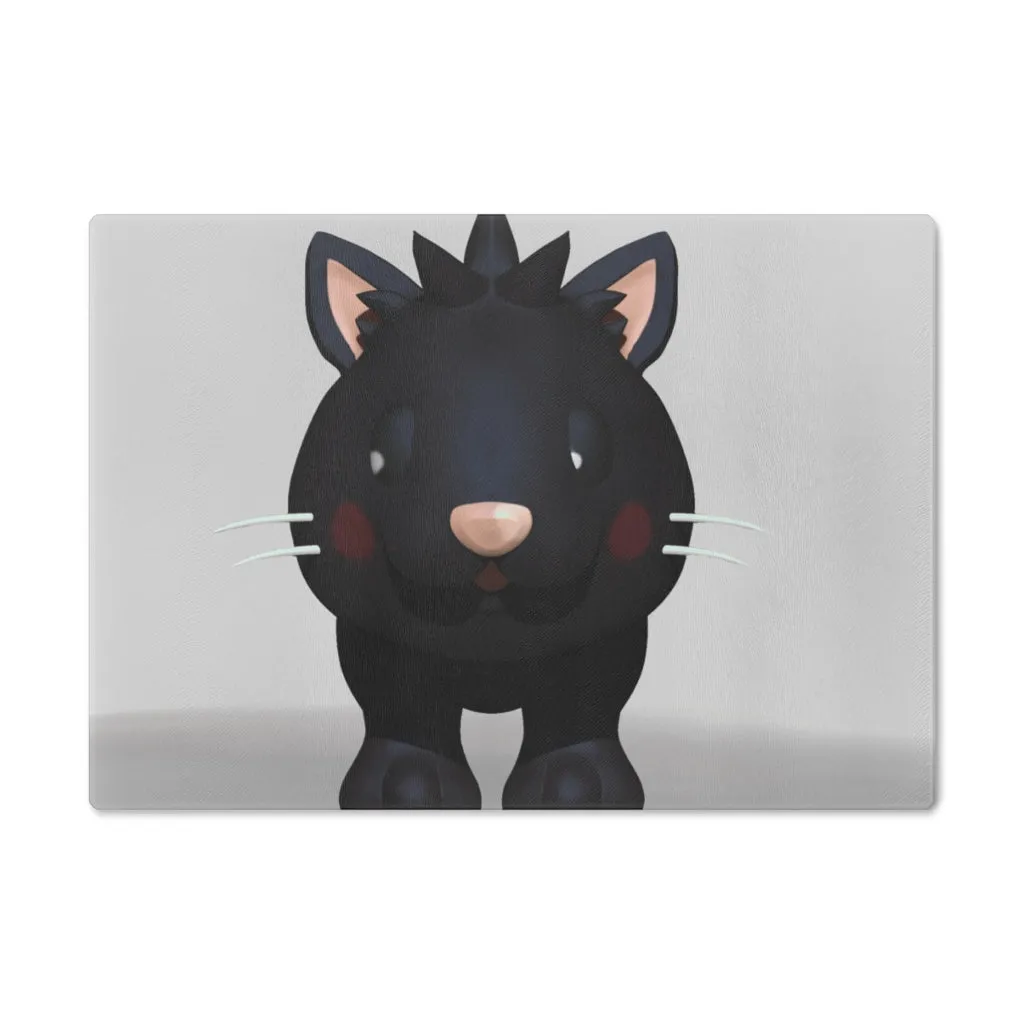 Black Kitty Cutting Board