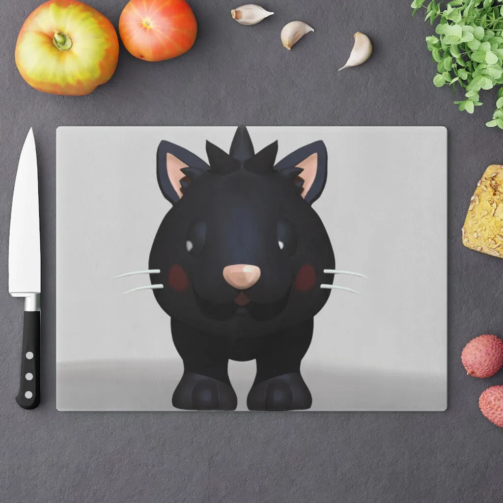 Black Kitty Cutting Board