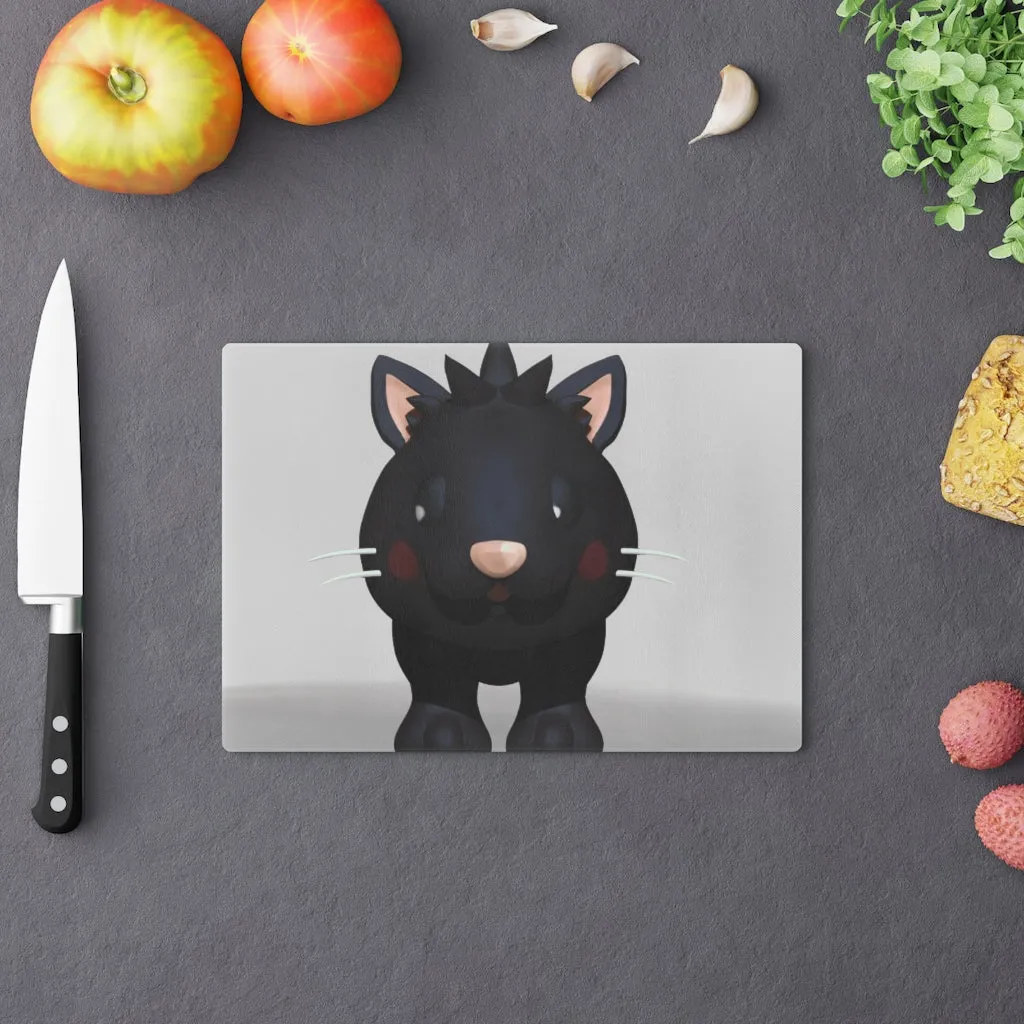 Black Kitty Cutting Board