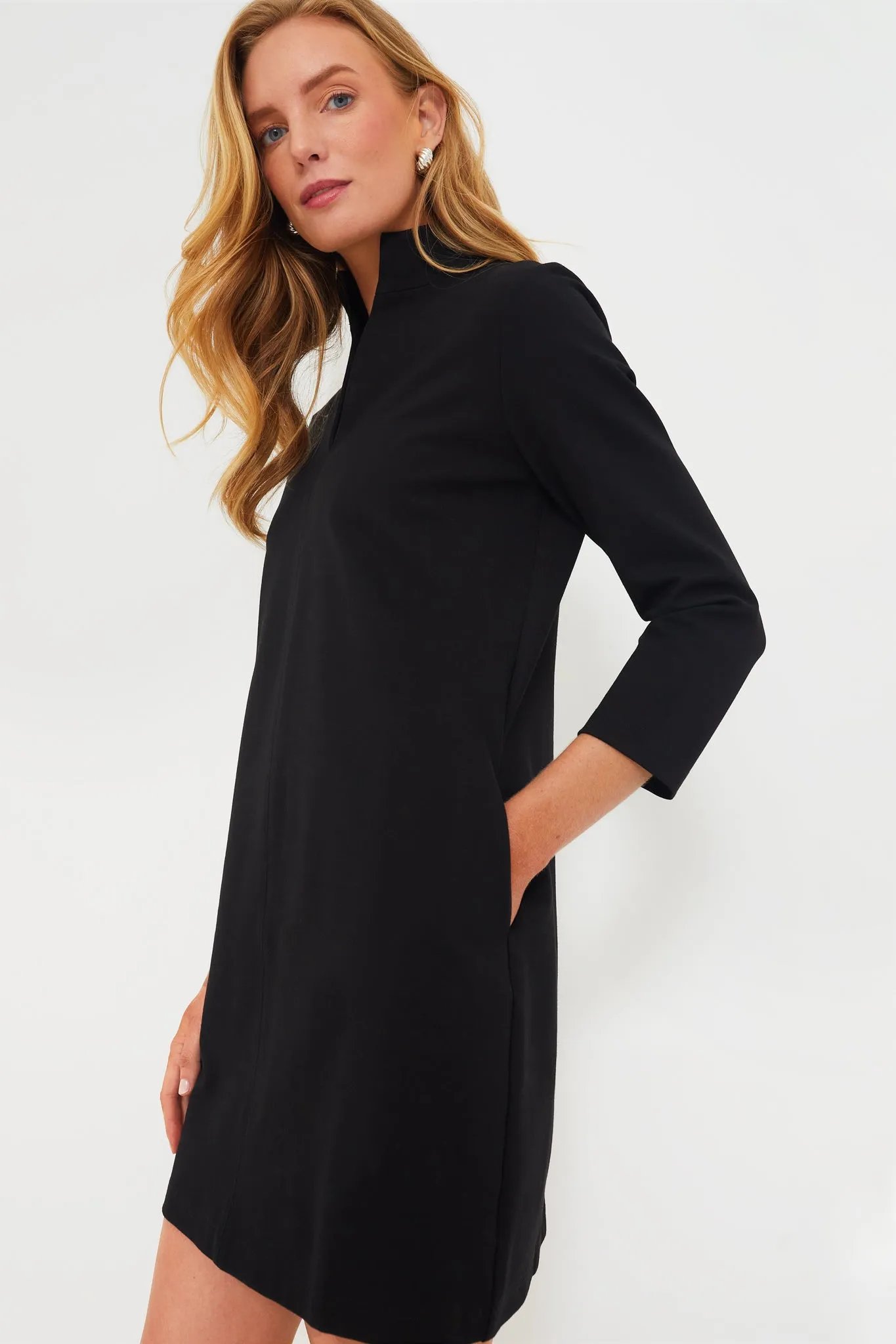 Black Ponte Clifton Dress