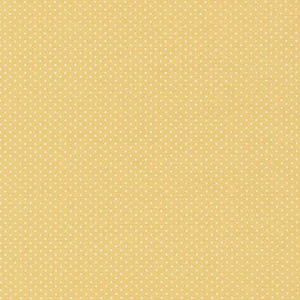 Blender Fabric, Yellow 8, Polka Dot Fabric Yellow 4980