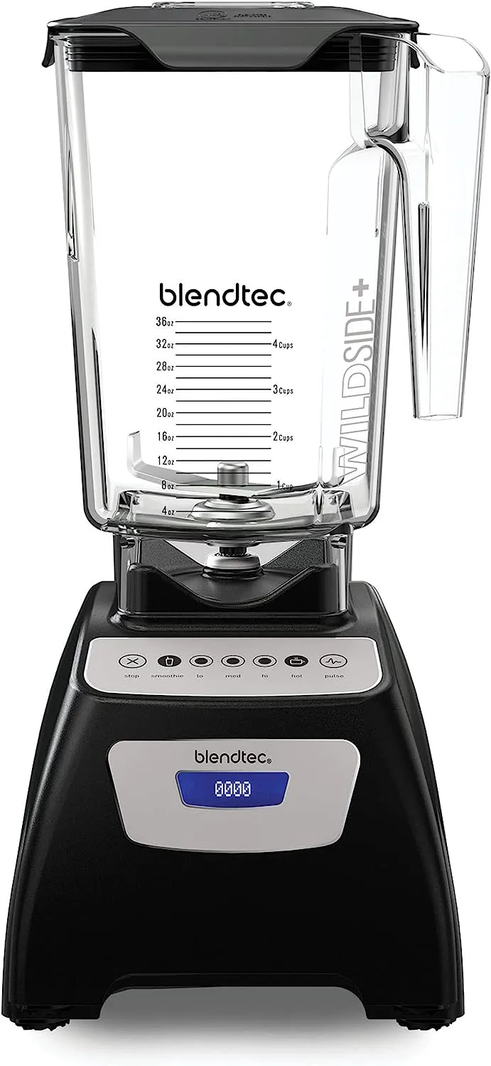 Blendtec Classic 570 Blender 90oz Jar WildSide  Kitchen Blender Black - Certified Refurbished