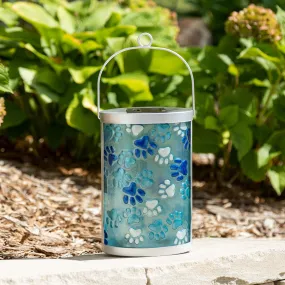 Blue Paws Solar Lantern