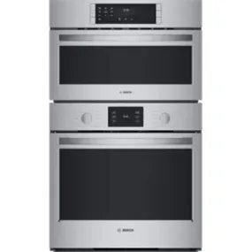 Bosch 30-inch Built-in Speed Combination Double Wall Oven HBL5754UC