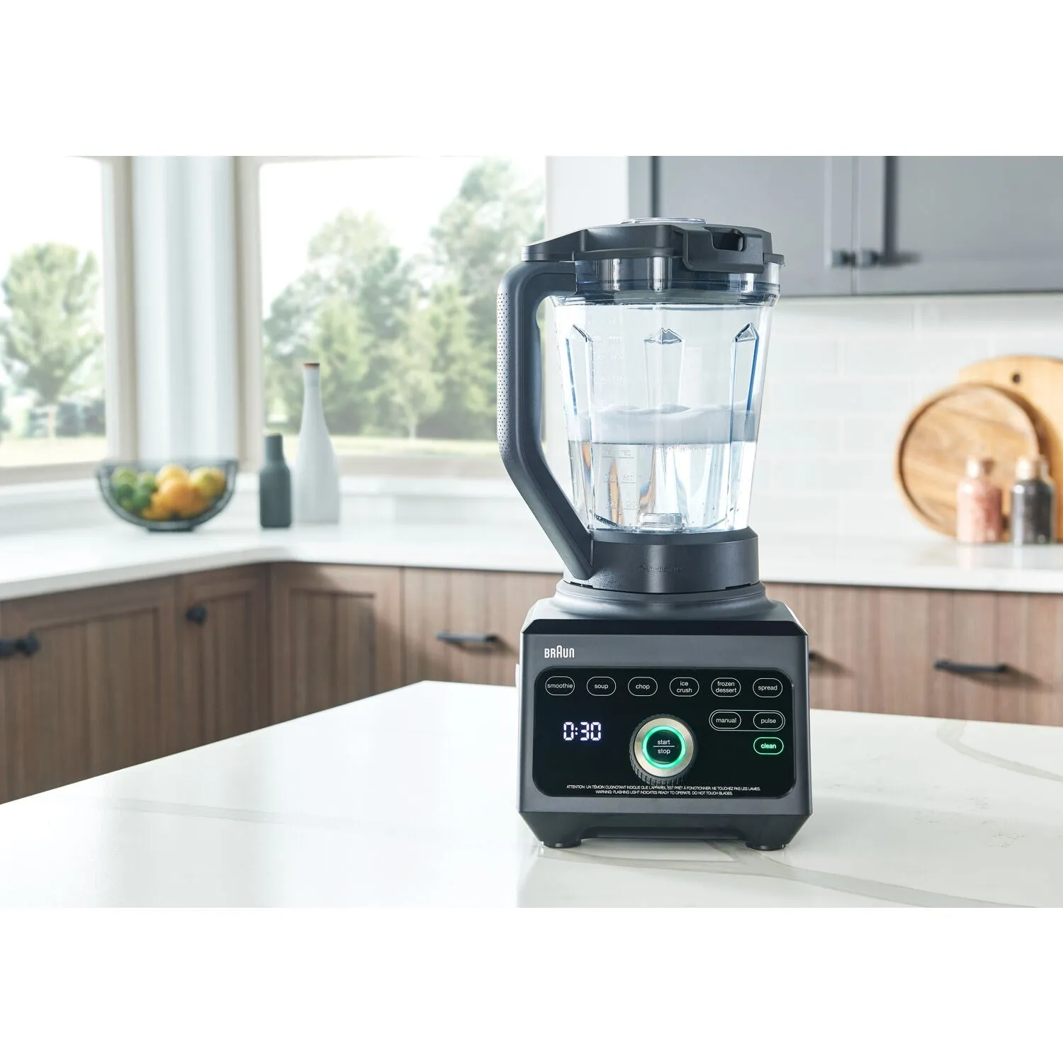 Braun TriForce Power Blender 1600 Watts, 18 Food Programs in Black (JB9040BK)