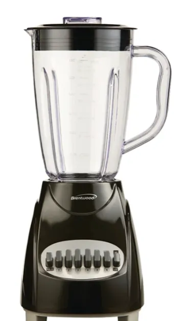 Brentwood JB-220W 12-Speed Blender with Plastic Jar