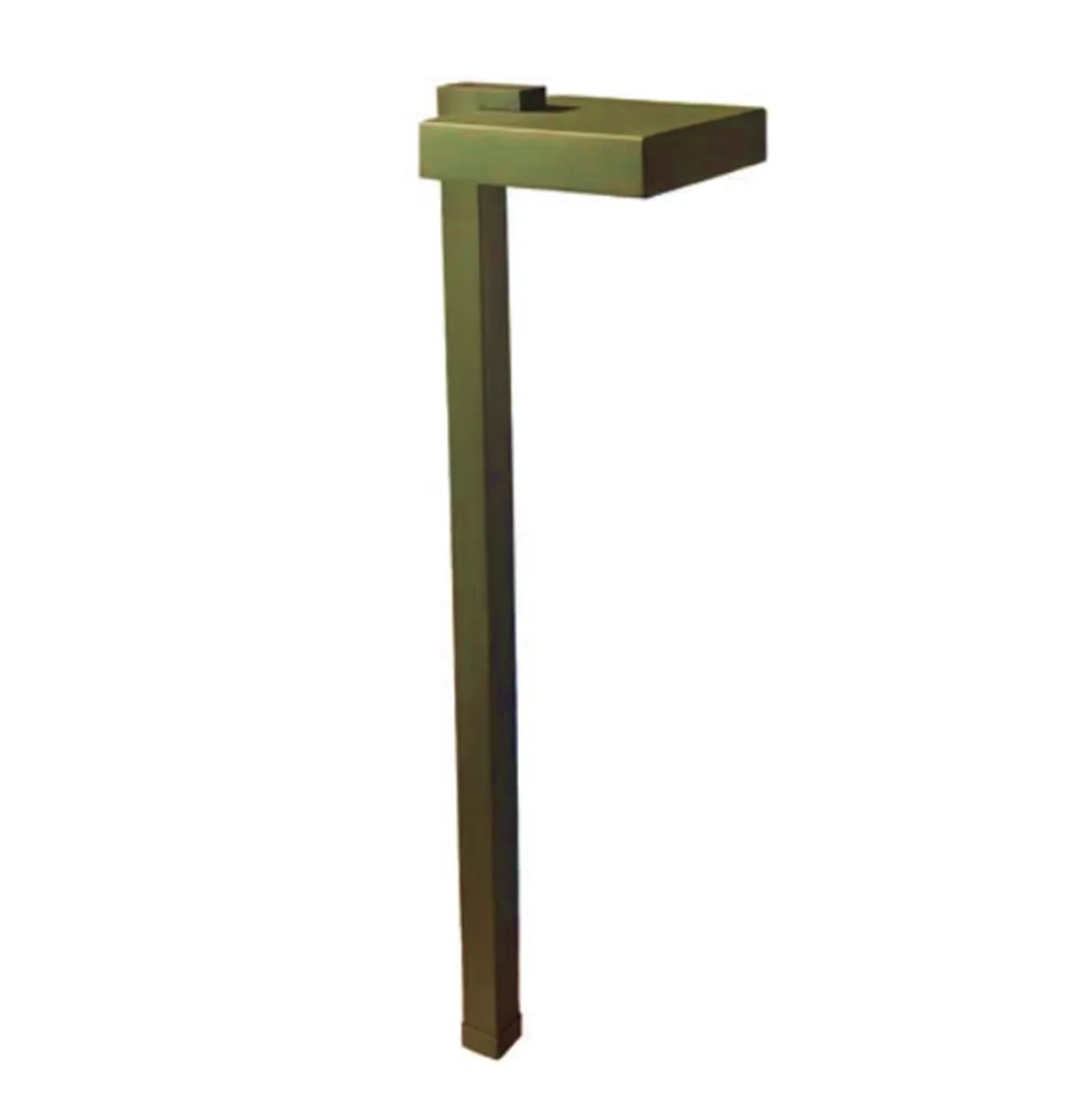 Carre Craftsman Contemporary  Solid Brass Outdoor Path & Area Light